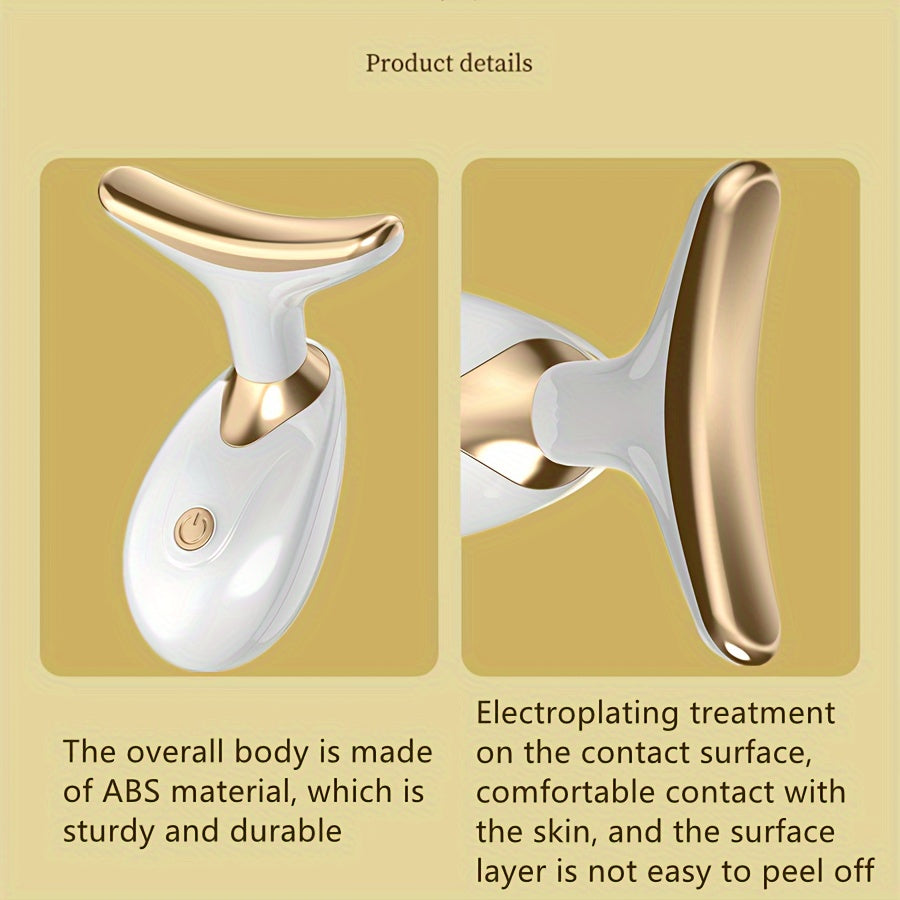 Household Facial Beauty Instrument Face And Neck Massage Device Small And Portable Beauty Tool
