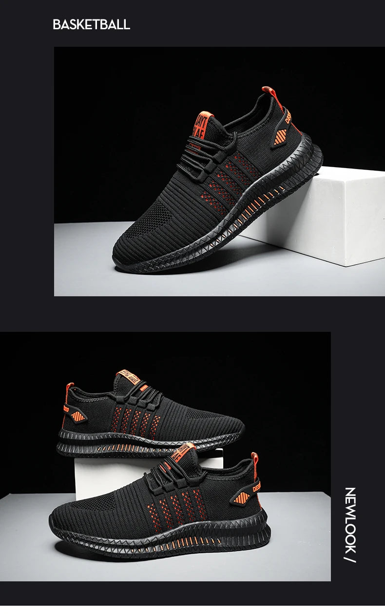 Fashion Sneakers for Men Lightweight Men's Casual Shoes Breathable Male Footwear Lace Up Walking Shoe schuhe herren