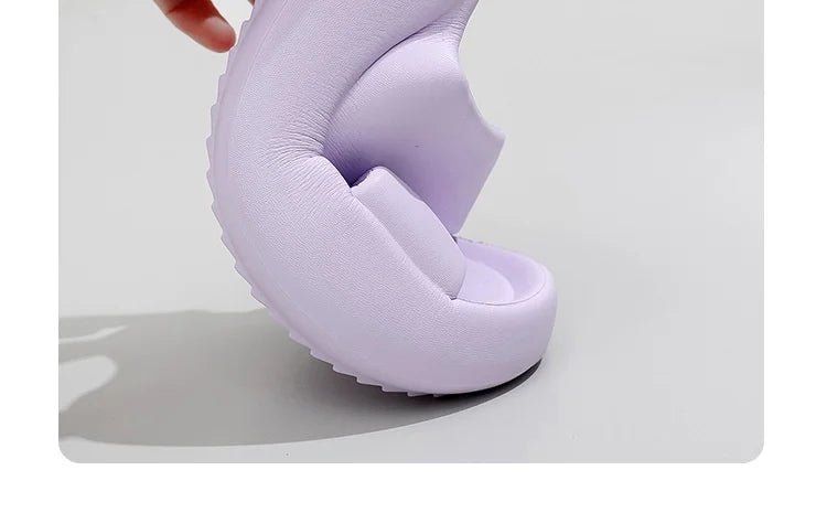 Summer Women Straps Slippe Candy Color Girls Outdoor Leisure Sandals Female Fashion EVA Beach Thick Non-slip Flip Flops