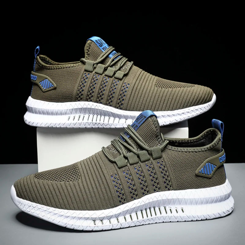 Fashion Sneakers for Men Lightweight Men's Casual Shoes Breathable Male Footwear Lace Up Walking Shoe schuhe herren