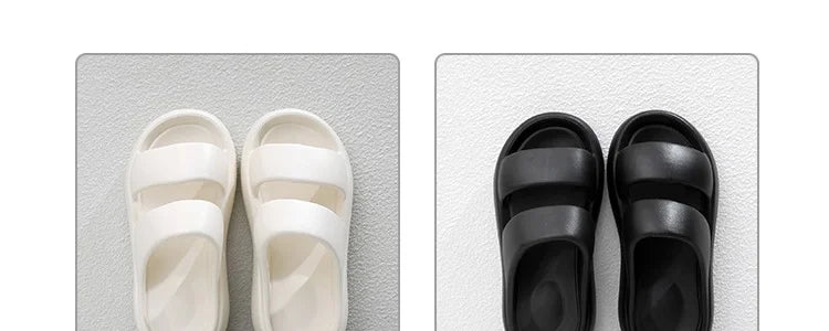 Summer Women Straps Slippe Candy Color Girls Outdoor Leisure Sandals Female Fashion EVA Beach Thick Non-slip Flip Flops