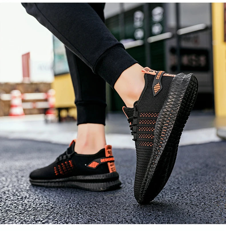 Fashion Sneakers for Men Lightweight Men's Casual Shoes Breathable Male Footwear Lace Up Walking Shoe schuhe herren