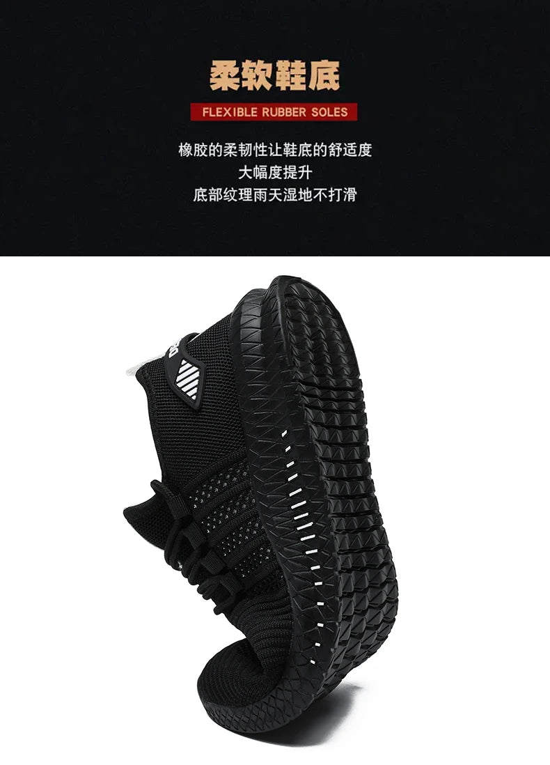 Fashion Sneakers for Men Lightweight Men's Casual Shoes Breathable Male Footwear Lace Up Walking Shoe schuhe herren