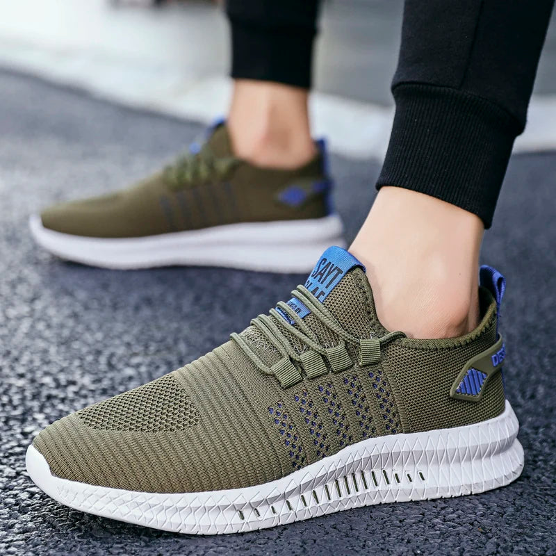 Fashion Sneakers for Men Lightweight Men's Casual Shoes Breathable Male Footwear Lace Up Walking Shoe schuhe herren