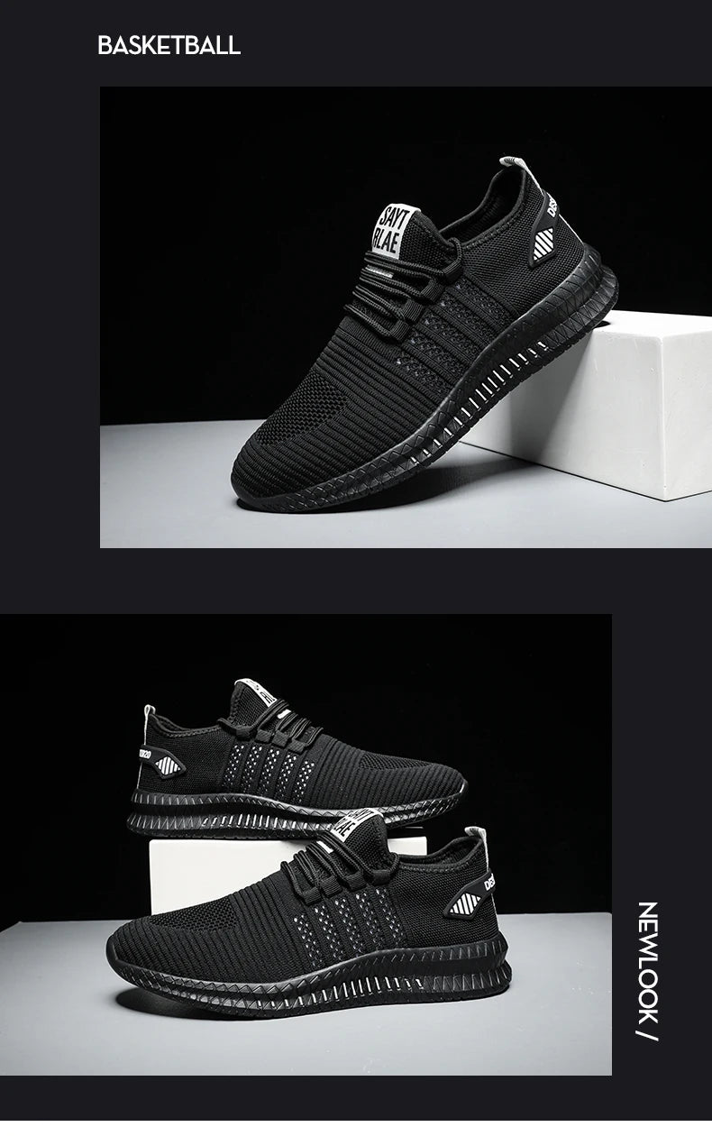 Fashion Sneakers for Men Lightweight Men's Casual Shoes Breathable Male Footwear Lace Up Walking Shoe schuhe herren