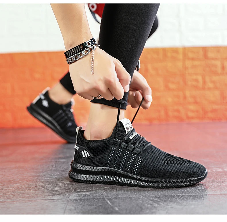 Fashion Sneakers for Men Lightweight Men's Casual Shoes Breathable Male Footwear Lace Up Walking Shoe schuhe herren