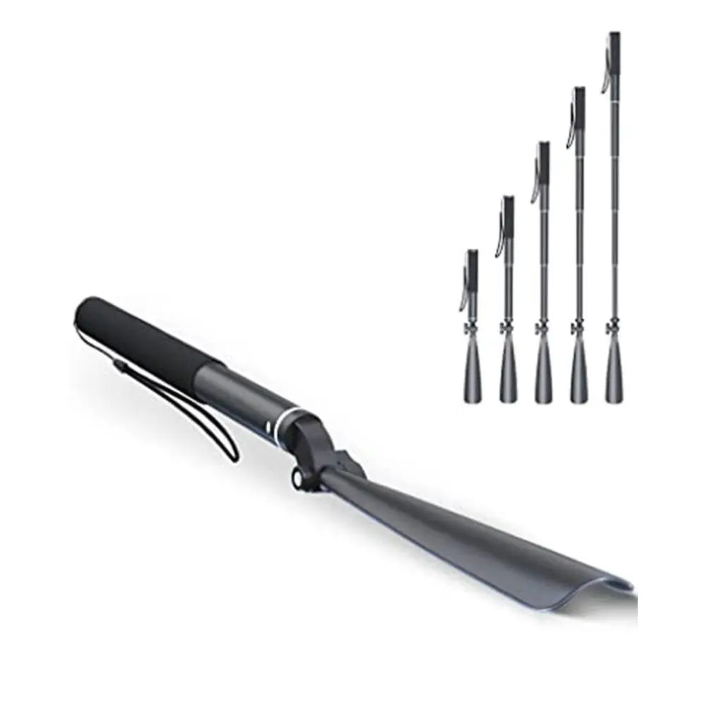 Telescopic Aluminum Alloy Shoe Horns Portable Long Metal Shoe Horn Spoon Shoehorn Shoe Lifter Tool For Seniors Men Women Kids