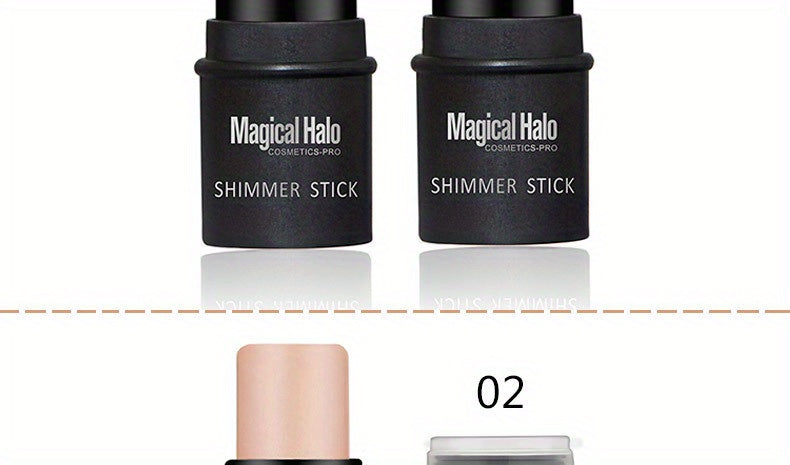 Makeup Highlighter, Contouring And Brightening Shadow Stick, Three-dimensional Facial Primer And Blush Pen Contain Plant Squalane