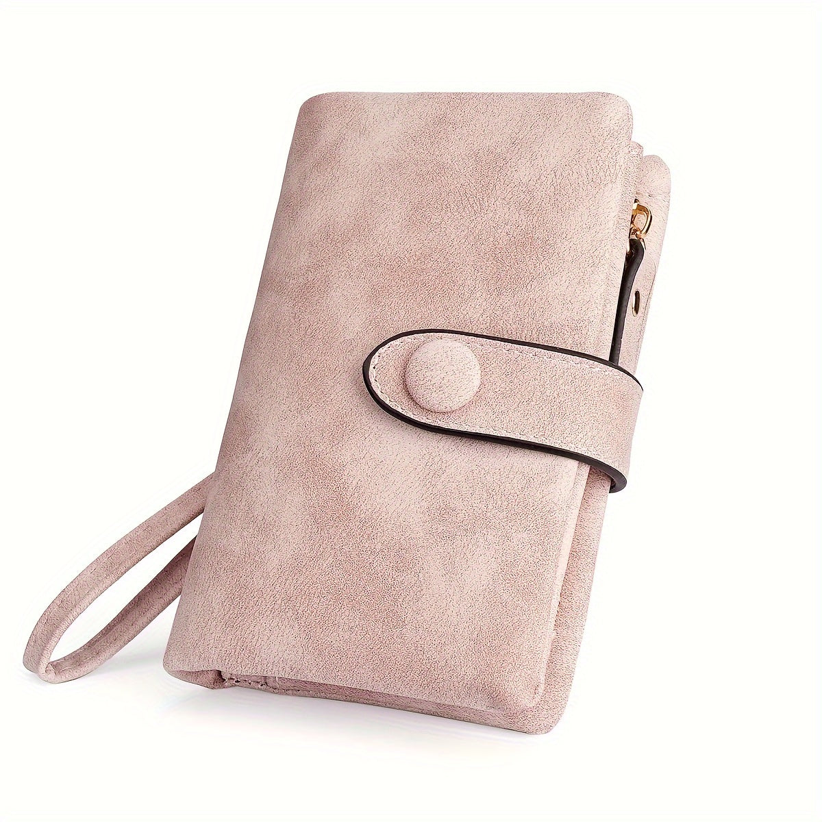 Women's Vintage Short Mini Wallet With Snap Closure, Card Holder, For Festive Present