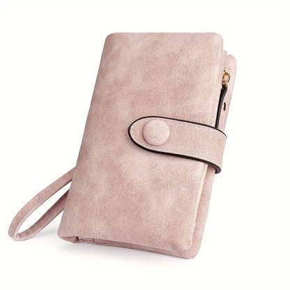 Women's Vintage Short Mini Wallet With Snap Closure, Card Holder, For Festive Present