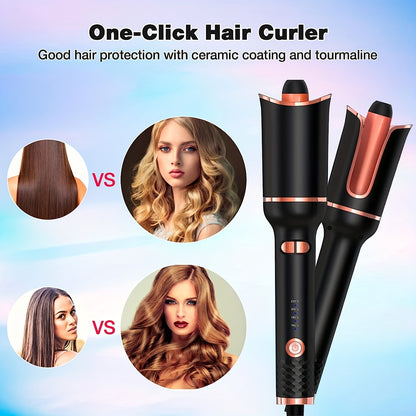 Auto Rotating Ceramic Hair Curler Automatic Curling Iron Styling Tool Hair Iron Curling Wand Air Spin and Curl Curler Hair Waver