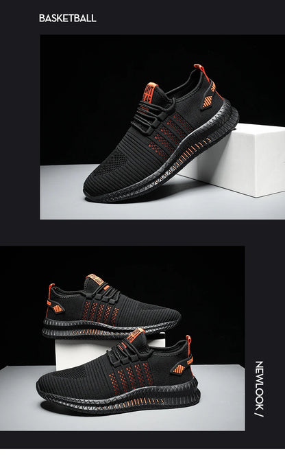 Fashion Sneakers for Men Lightweight Men's Casual Shoes Breathable Male Footwear Lace Up Walking Shoe schuhe herren