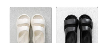 Summer Women Straps Slippe Candy Color Girls Outdoor Leisure Sandals Female Fashion EVA Beach Thick Non-slip Flip Flops