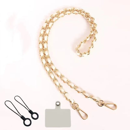 Phone Strap Anti-lost Lanyard Camera USB Holder Mobile Accessories Crossbody Necklace Cord Chain Black Color for All Phone Case
