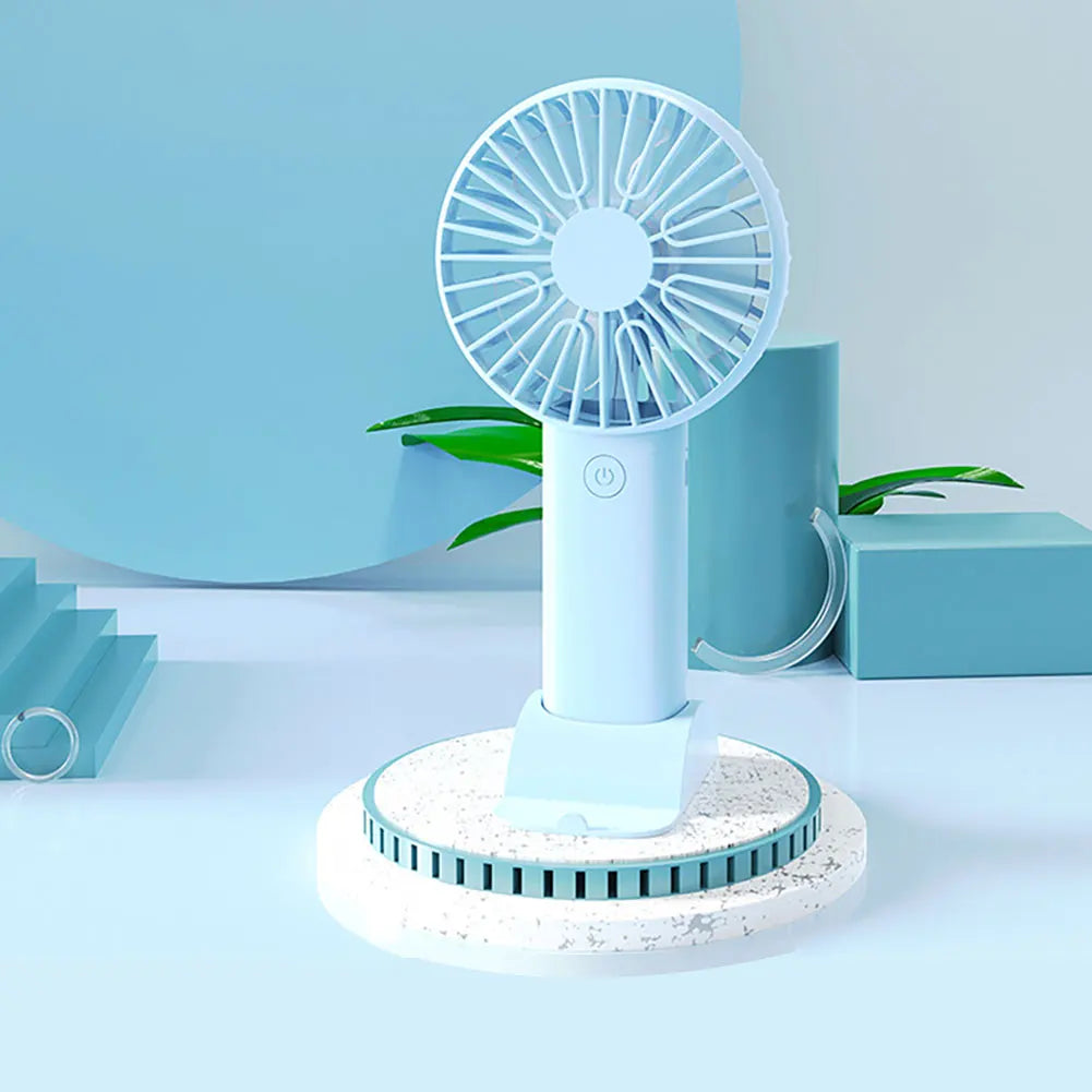 Mini Portable Fans Handheld USB Rechargeable Fan Mini Desktop Air Cooler Outdoor Fan Cooling Travel Hand Fans Ventilation Fan