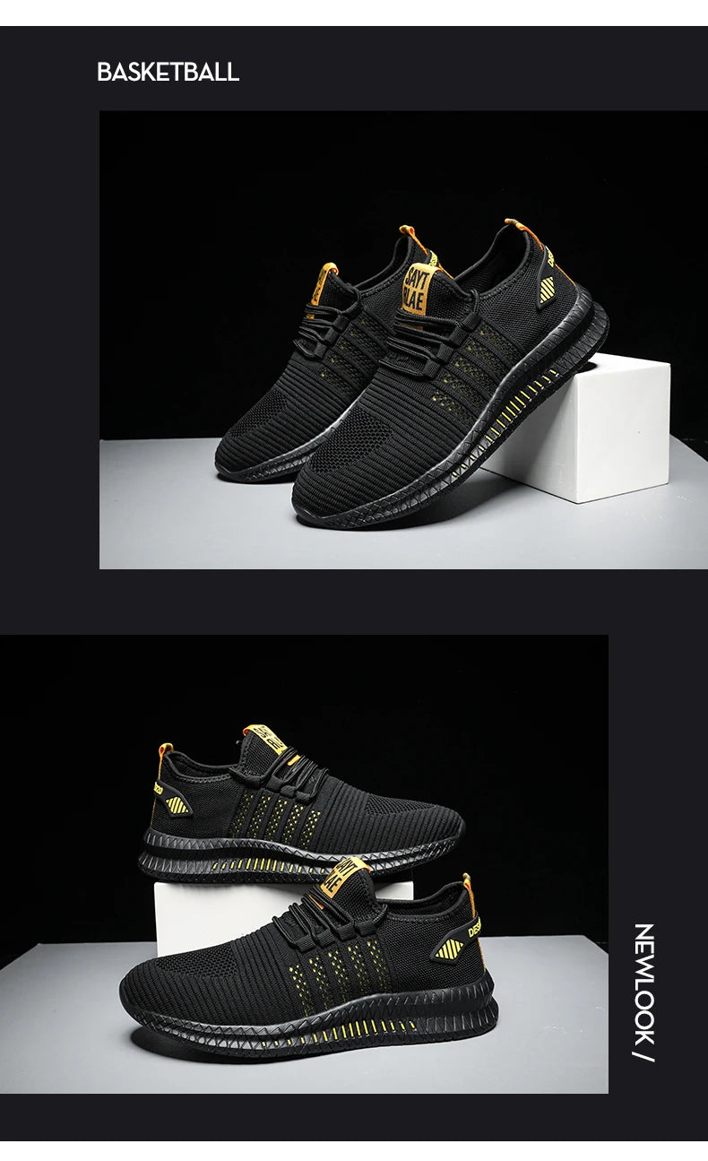 Fashion Sneakers for Men Lightweight Men's Casual Shoes Breathable Male Footwear Lace Up Walking Shoe schuhe herren