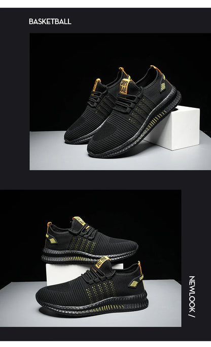 Fashion Sneakers for Men Lightweight Men's Casual Shoes Breathable Male Footwear Lace Up Walking Shoe schuhe herren