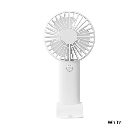 Mini Portable Fans Handheld USB Rechargeable Fan Mini Desktop Air Cooler Outdoor Fan Cooling Travel Hand Fans Ventilation Fan