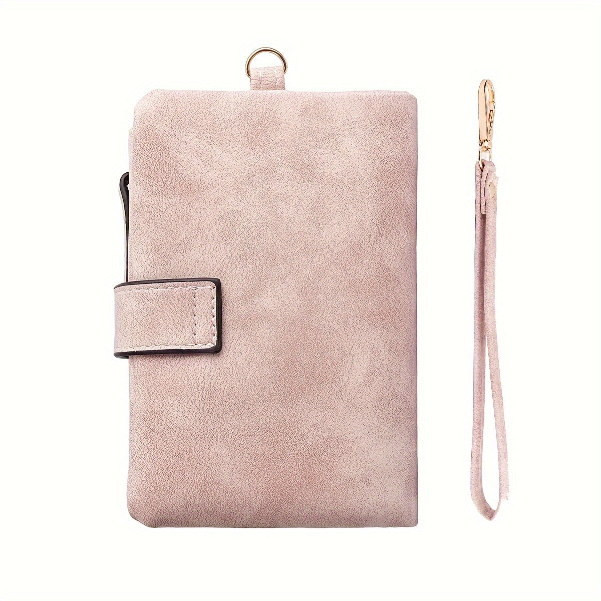 Women's Vintage Short Mini Wallet With Snap Closure, Card Holder, For Festive Present
